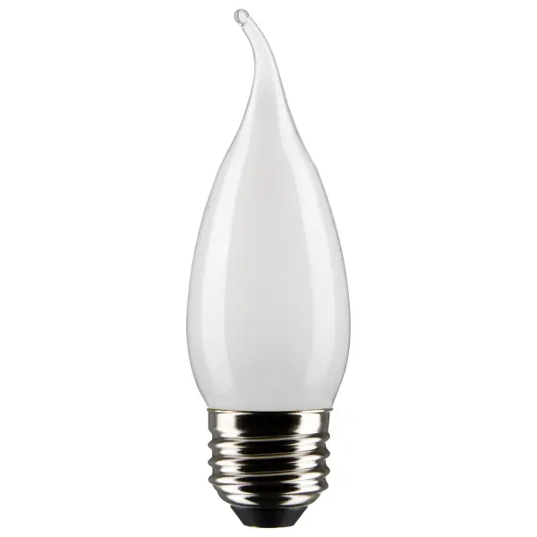 4 Watt CA10 LED Filament - Frost - Medium base - 90 CRI - 2700K - 120 Volt - Image 1