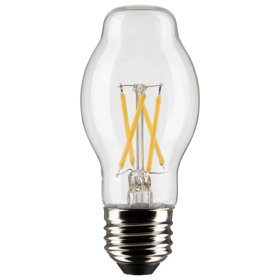 5 Watt BT15 LED Filament - Clear - Medium base - 90 CRI - 2700K - 120 Volt - Image 1