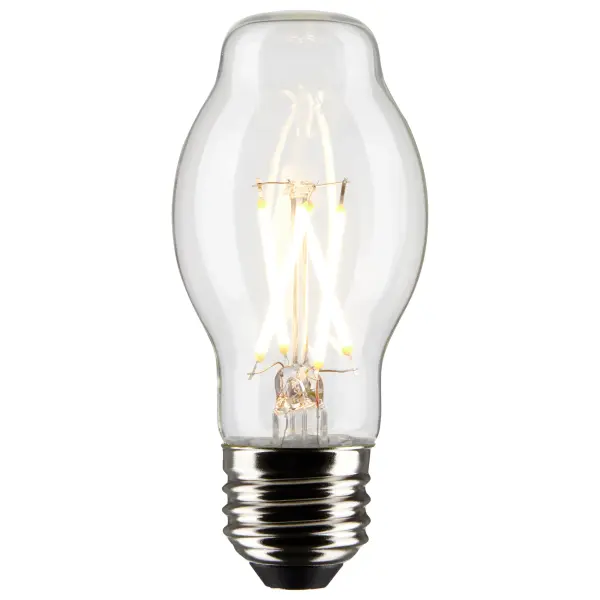 5 Watt BT15 LED Filament - Clear - Medium base - 90 CRI - 2700K - 120 Volt - Image 2