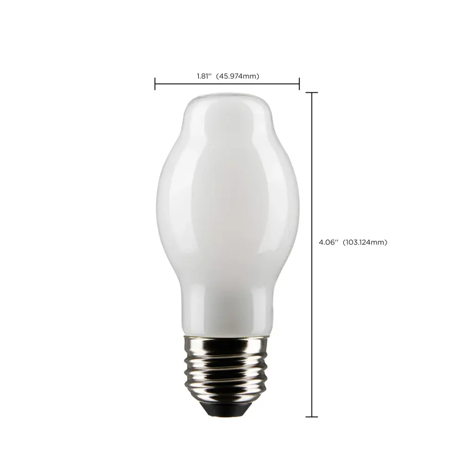 5 Watt BT15 LED Filament - White - Medium base - 90 CRI - 2700K - 120 Volt - Image 12