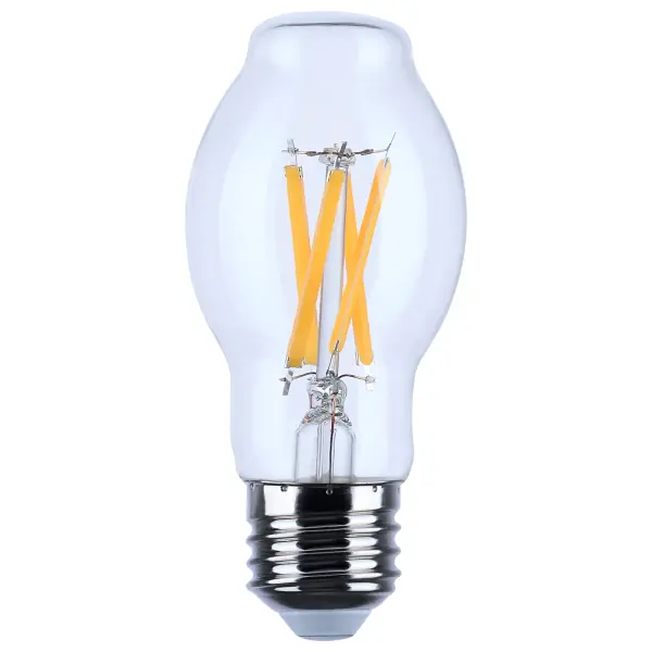 8 Watt BT15 LED Filament - Clear - Medium base - 90 CRI - 2700K - 120 Volt - Image 1
