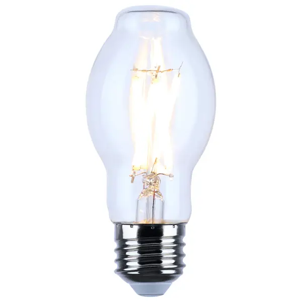 8 Watt BT15 LED Filament - Clear - Medium base - 90 CRI - 2700K - 120 Volt - Image 2