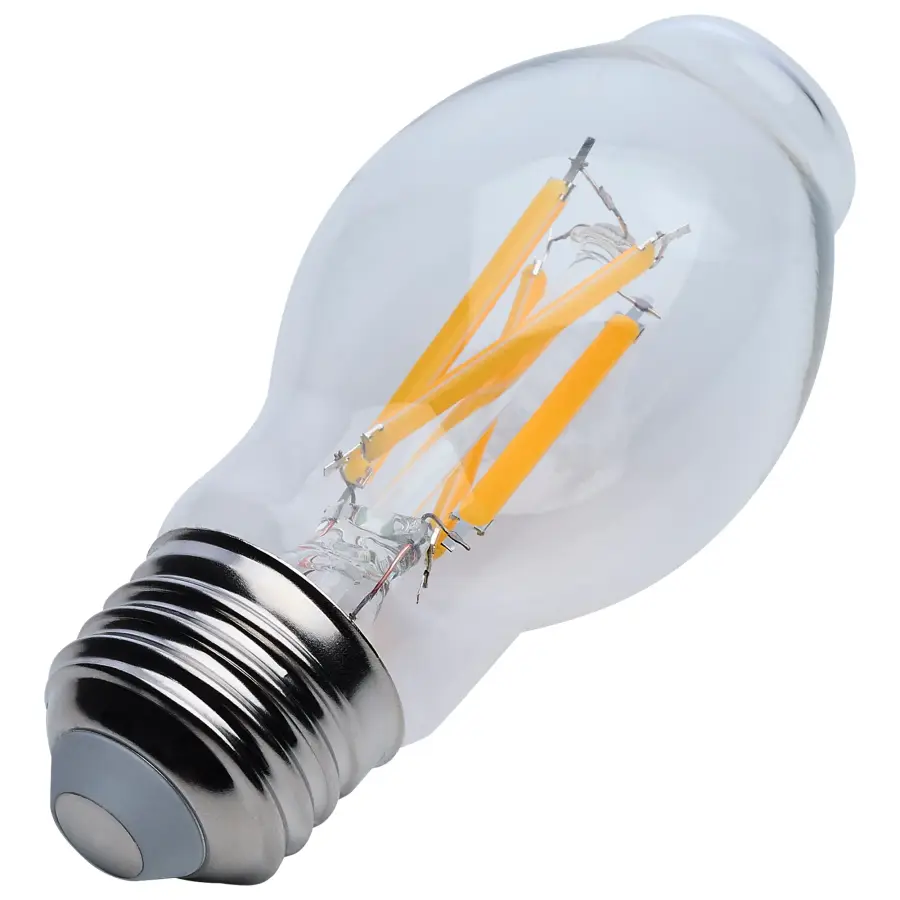 8 Watt BT15 LED Filament - Clear - Medium base - 90 CRI - 2700K - 120 Volt - Image 10