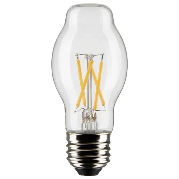 8 Watt BT15 LED Filament - Clear - Medium base - 90 CRI - 4000K - 120 Volt - Image 1