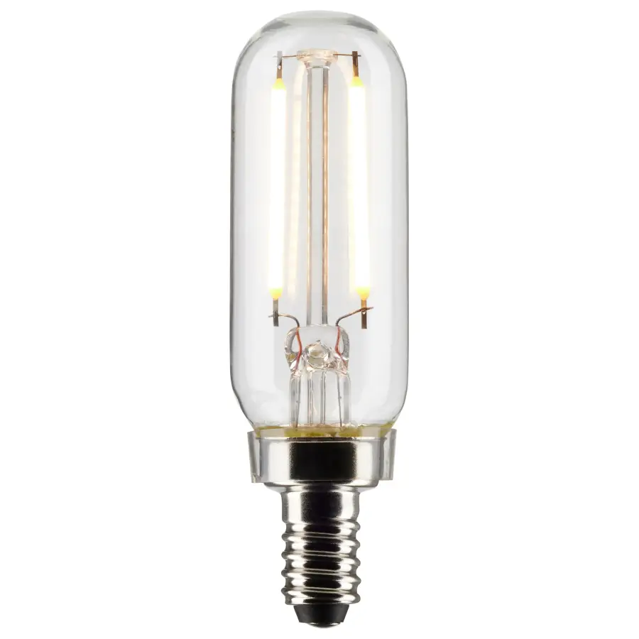 2.8 Watt T6 LED Filament - Clear - Candelabra base - 90 CRI - 2700K - 120 Volt - Image 2