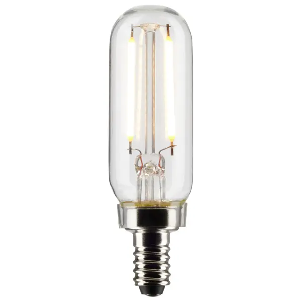 2.8 Watt T6 LED Filament - Clear - Candelabra base - 90 CRI - 4000K - 120 Volt - Image 2