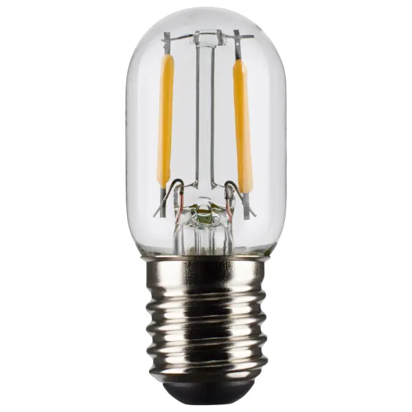 3 Watt T6.5 LED Filament - Clear - Intermediate base - 90 CRI - 2700K - Image 1