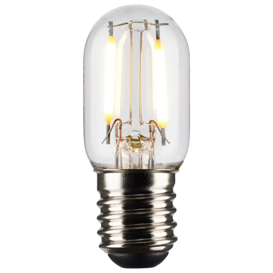3 Watt T6.5 LED Filament - Clear - Intermediate base - 90 CRI - 2700K - Image 2