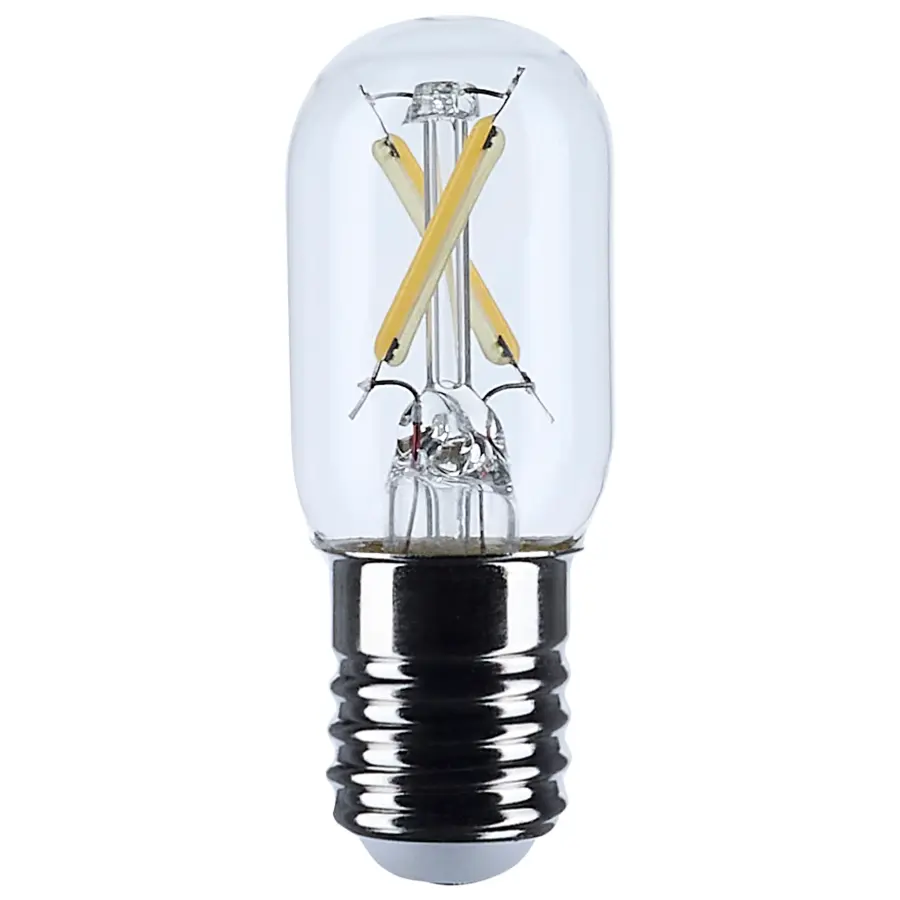 3 Watt T6.5 LED Filament - Clear - Intermediate base - 90 CRI - 3000K - Image 1