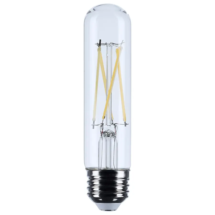 5.5 Watt T10 LED Filament - Clear - Medium base - 90 CRI - 4000K - 120 Volt - Image 1