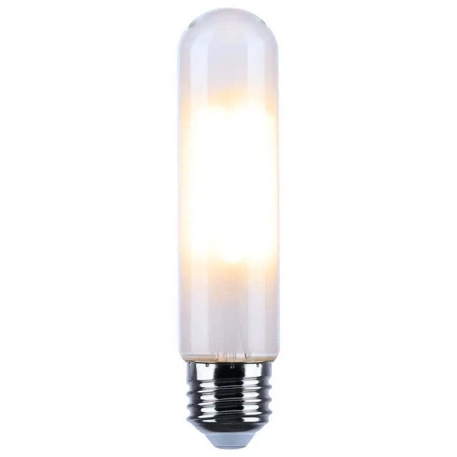 8 Watt T10 LED Filament - Frost - Medium base - 90 CRI - 3000K - 120 Volt - Image 2