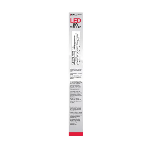 8 Watt T9 LED Filament - Clear - Medium base - 90 CRI - 2700K - 120 Volt - Image 7