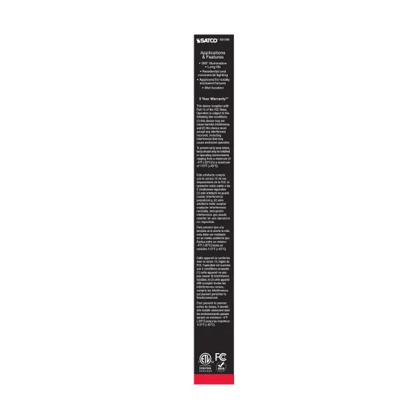 8 Watt T9 LED Filament - Clear - Medium base - 90 CRI - 2700K - 120 Volt - Image 8