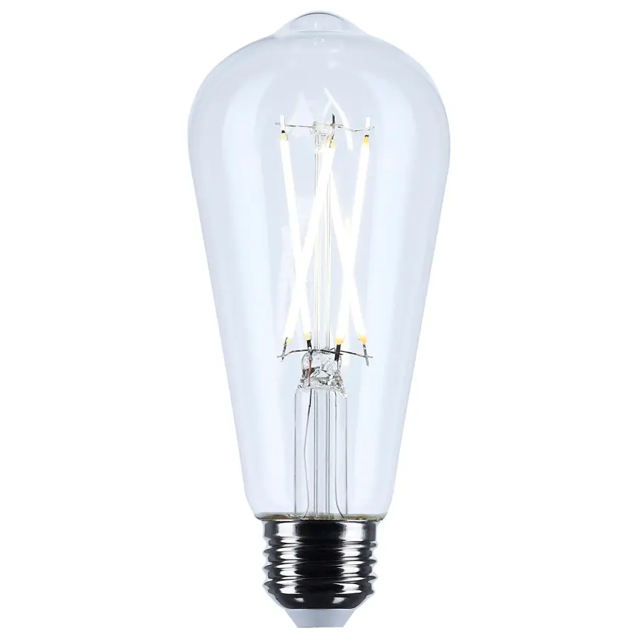 5 Watt ST19 LED Filament - Clear - Medium base - 90 CRI - 2700K - 120 Volt - Image 2