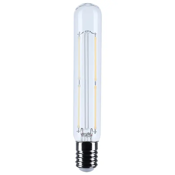 4 Watt T6.5 LED Filament - Clear - Intermediate Base - 4000K - 400 Lumens - 120 Volt - Image 1