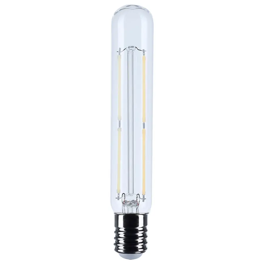 4 Watt T6.5 LED Filament - Clear - Intermediate Base - 4000K - 400 Lumens - 120 Volt - Image 1