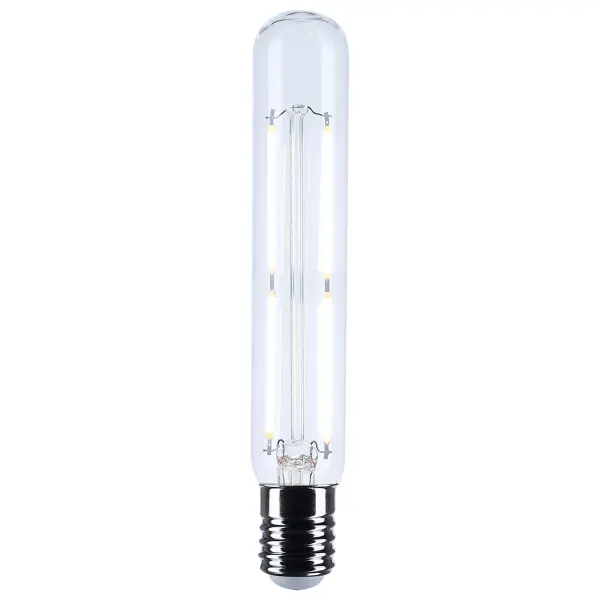 4 Watt T6.5 LED Filament - Clear - Intermediate Base - 4000K - 400 Lumens - 120 Volt - Image 2