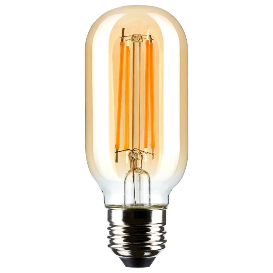 5.5 Watt T14 LED Filament - Clear - Medium Base - 2000K - 500 Lumens - 120 Volt - Image 1