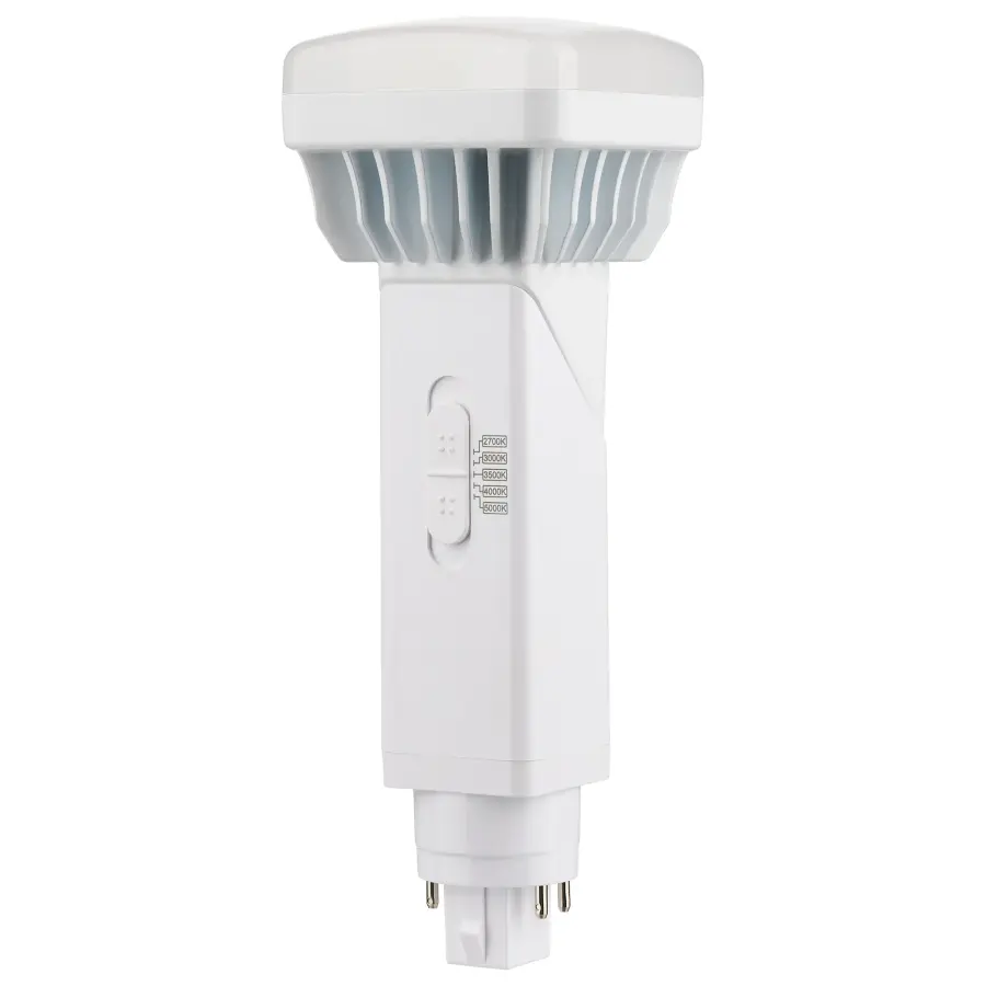9 Watt PL 4-Pin LED - 1100 Lumens - G24q Base - CCT Selectable - White Finish - 120-277 Volts - Image 2
