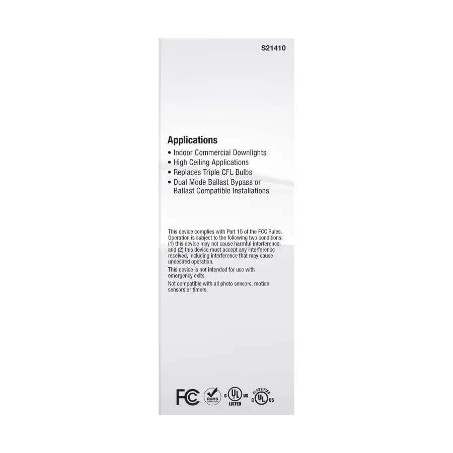 9 Watt PL 4-Pin LED - 1100 Lumens - G24q Base - CCT Selectable - White Finish - 120-277 Volts - Image 10