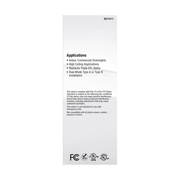 9 Watt PL 2-Pin LED - 1100 Lumens - G24d Base - CCT Selectable - White Finish - 120-277 Volts - Image 10