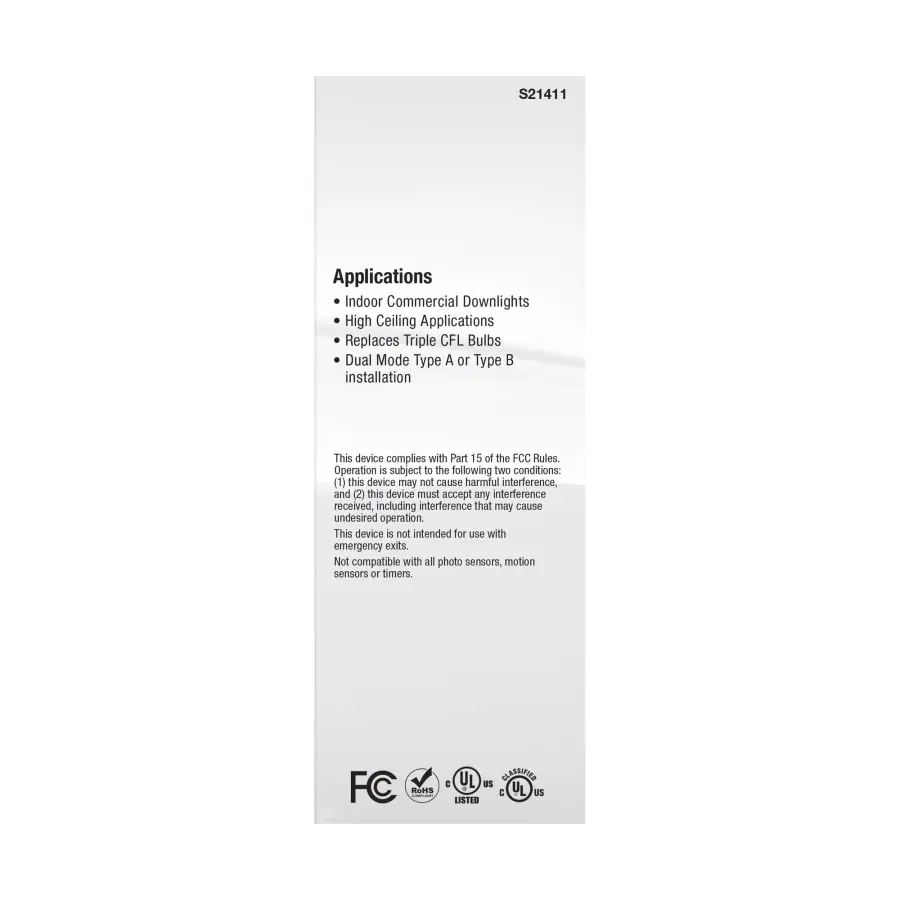 9 Watt PL 2-Pin LED - 1100 Lumens - G24d Base - CCT Selectable - White Finish - 120-277 Volts - Image 10