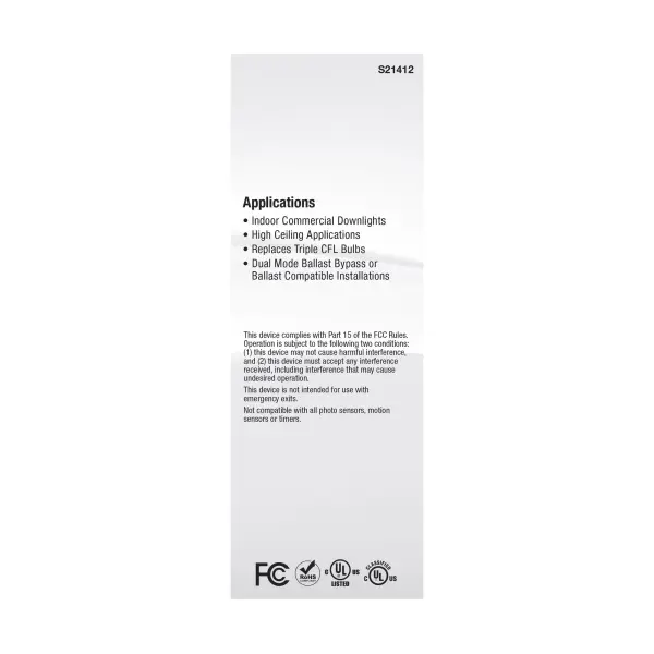 16 Watt PL 4-Pin LED - 1850 Lumens - G24q Base - CCT Selectable - White Finish - 120-277 Volts - Image 10