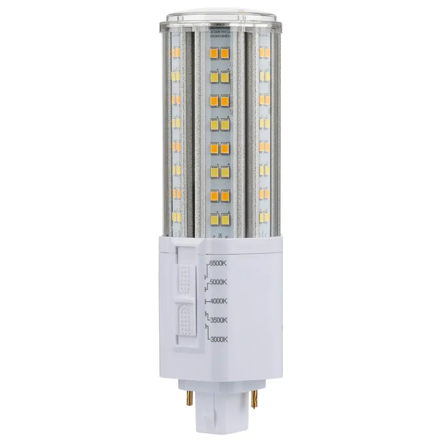 14 Watt LED PL - CCT Selectable - Lumens Selectable - Type B - Ballast Bypass - White Finish - 120/277 Volt - Image 2