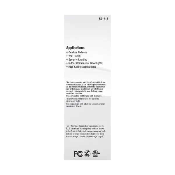 14 Watt LED PL - CCT Selectable - Lumens Selectable - Type B - Ballast Bypass - White Finish - 120/277 Volt - Image 14
