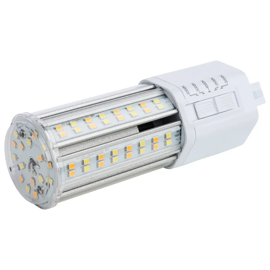 14 Watt LED PL - CCT Selectable - Lumens Selectable - Type B - Ballast Bypass - White Finish - 120/277 Volt - Image 3
