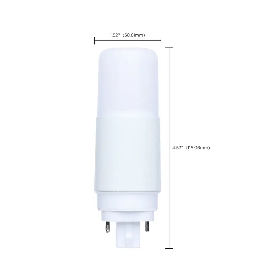7 Watt - PL LED - G24D Base - Frost Finish - Type A/B Dual Ballast - 3000K - 120-277 Range Voltage - Image 10
