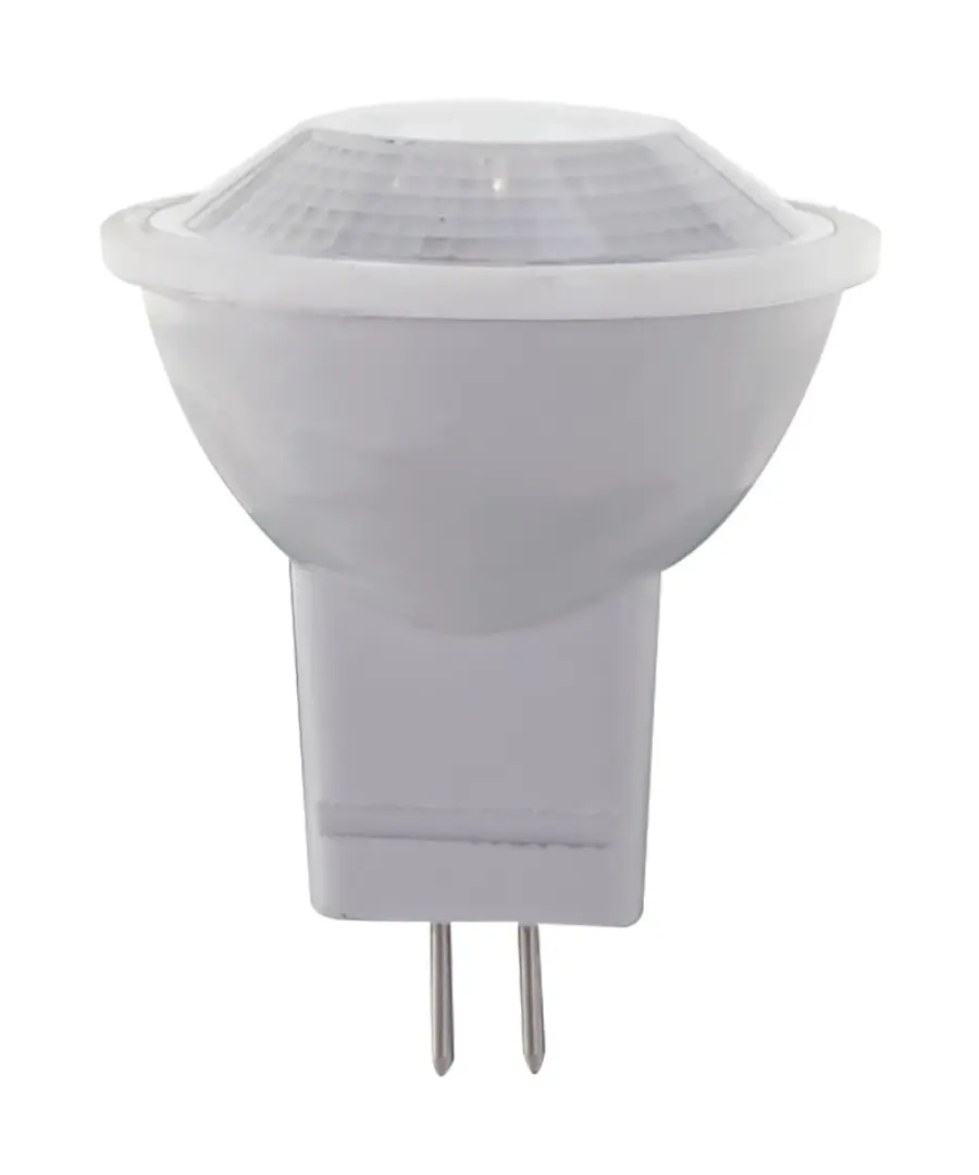 2 Watt MR11 LED - GU4 base - 3000K - 12 Volt - 36 deg. Beam Angle - 2-Card - Image 1