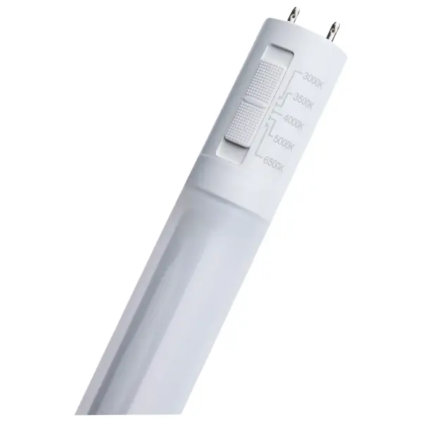 15 Watt T8 LED - 48-Inch - 30K/35K/40K/50K/65K CCT Selectable - G13 Base - Ballast Type A/B - Frost Finish - 120-277 Ranged Voltage - Glass with PET Coating - Image 3
