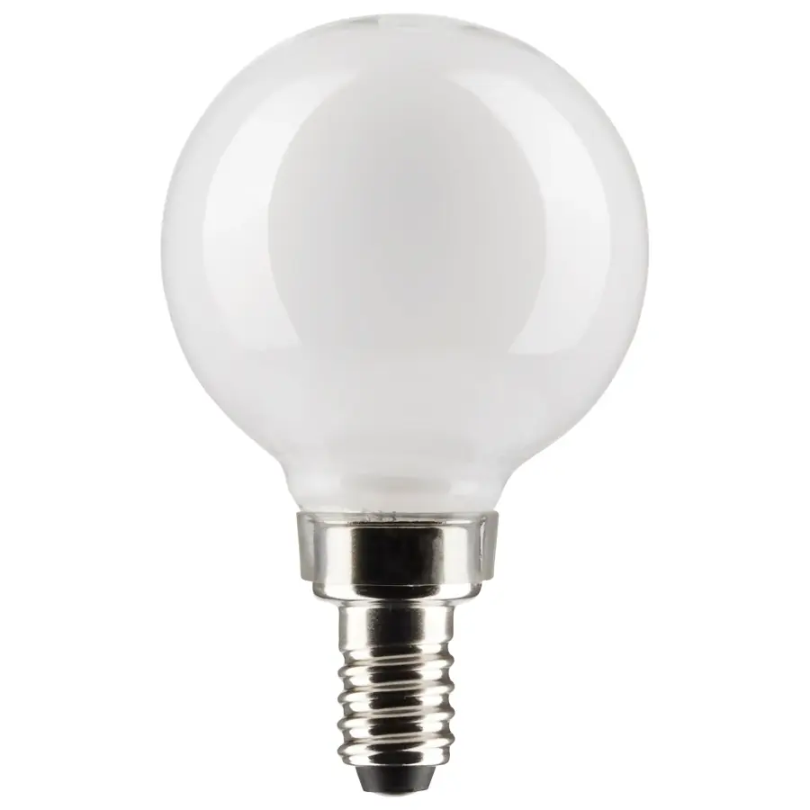 4.5 Watt G16.5 LED Filament - White - Candelabra Base - 2700K - 350 Lumens - 120 Volt - 2-Pack - Image 1