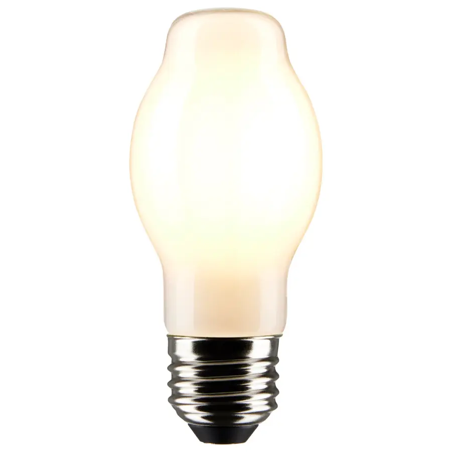 5 Watt BT15 LED Filament - White - Medium Base - 2700K - 450 Lumens - 120 Volt - Image 2