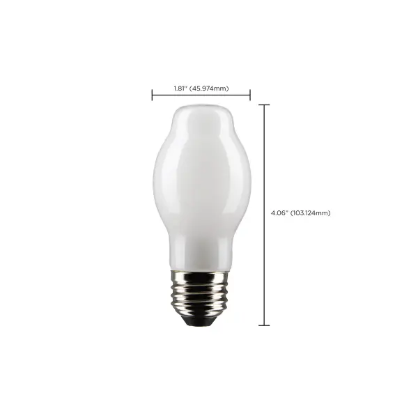 5 Watt BT15 LED Filament - White - Medium Base - 2700K - 450 Lumens - 120 Volt - Image 6