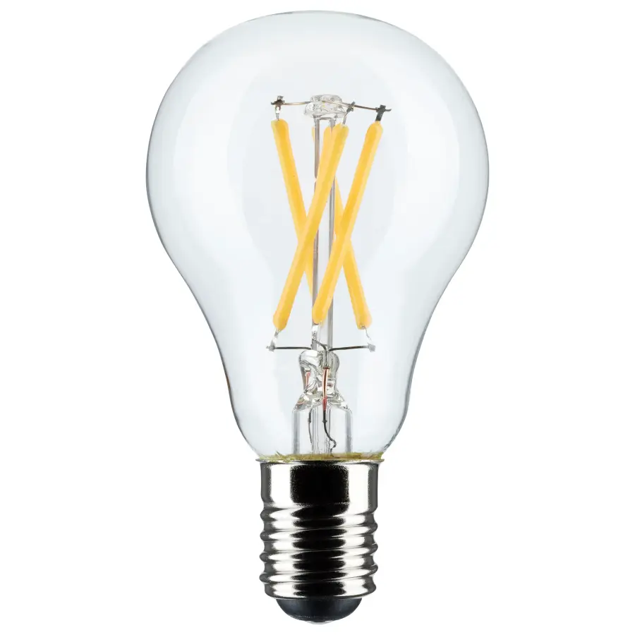 5.5 Watt A15 LED Filament - Clear - Intermediate Base - 2700K - 450 Lumens - 2-Pack - Image 1