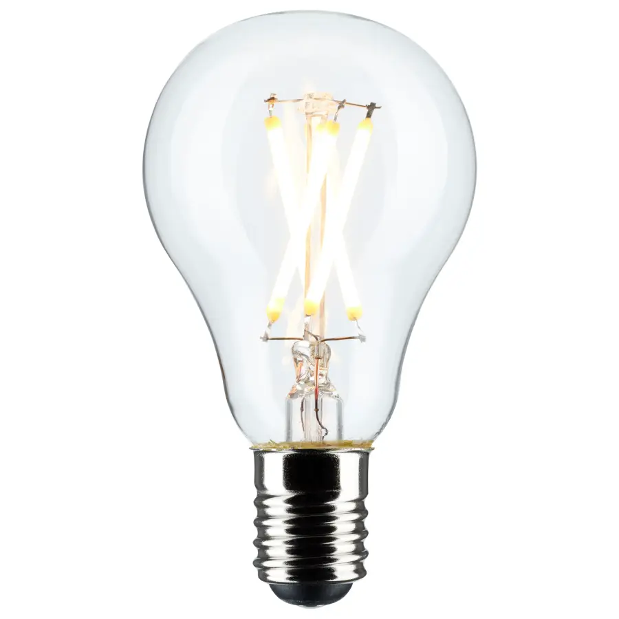 5.5 Watt A15 LED Filament - Clear - Intermediate Base - 2700K - 450 Lumens - 2-Pack - Image 2