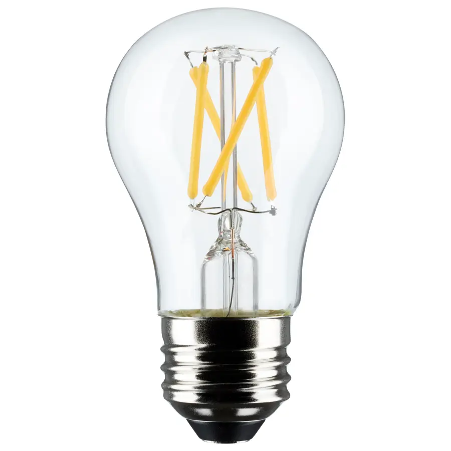 5.5 Watt A15 LED Filament - Clear - Medium Base - 2700K - 450 Lumens - 2-Pack - Image 1