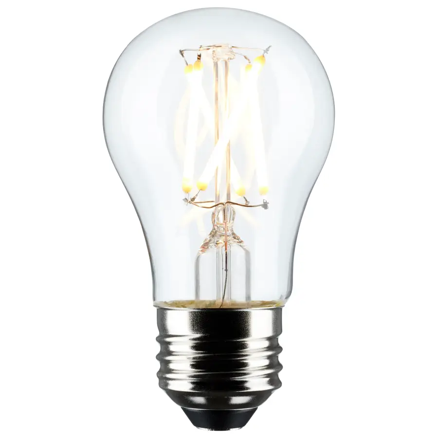 5.5 Watt A15 LED Filament - Clear - Medium Base - 2700K - 450 Lumens - 2-Pack - Image 2