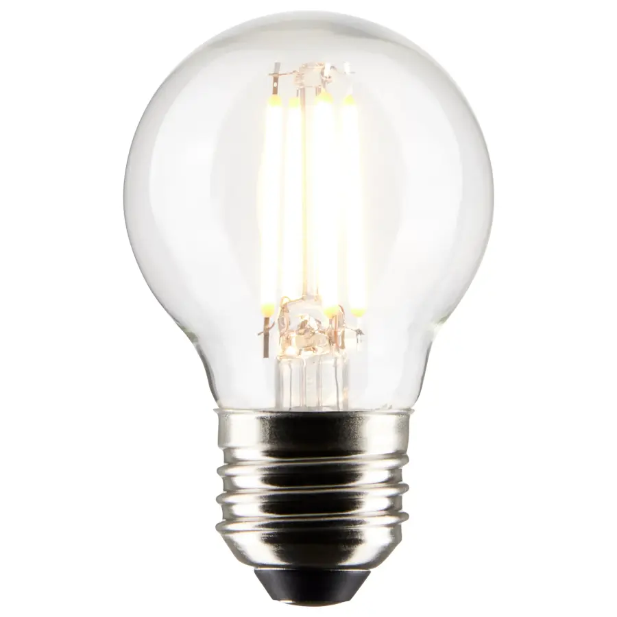 4 Watt G16.5 LED Filament - Clear - Medium Base - 5000K - 120 Volt - 2-Pack - Image 2