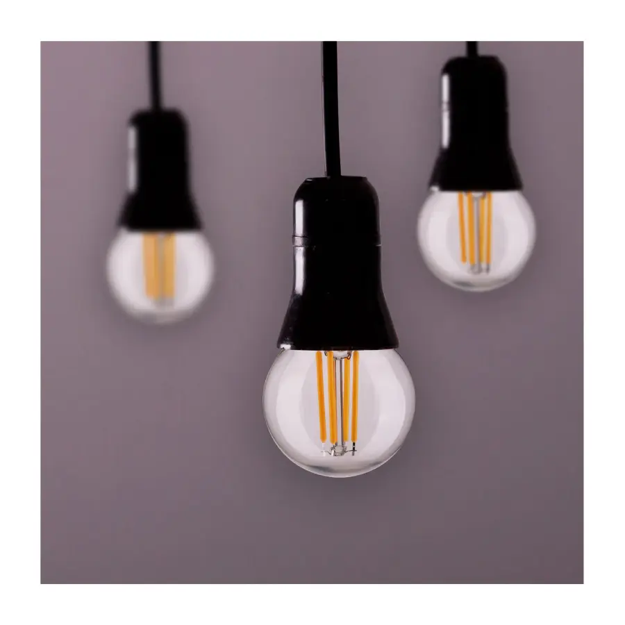 4 Watt G16.5 LED Filament - Clear - Medium Base - 5000K - 120 Volt - 2-Pack - Image 6
