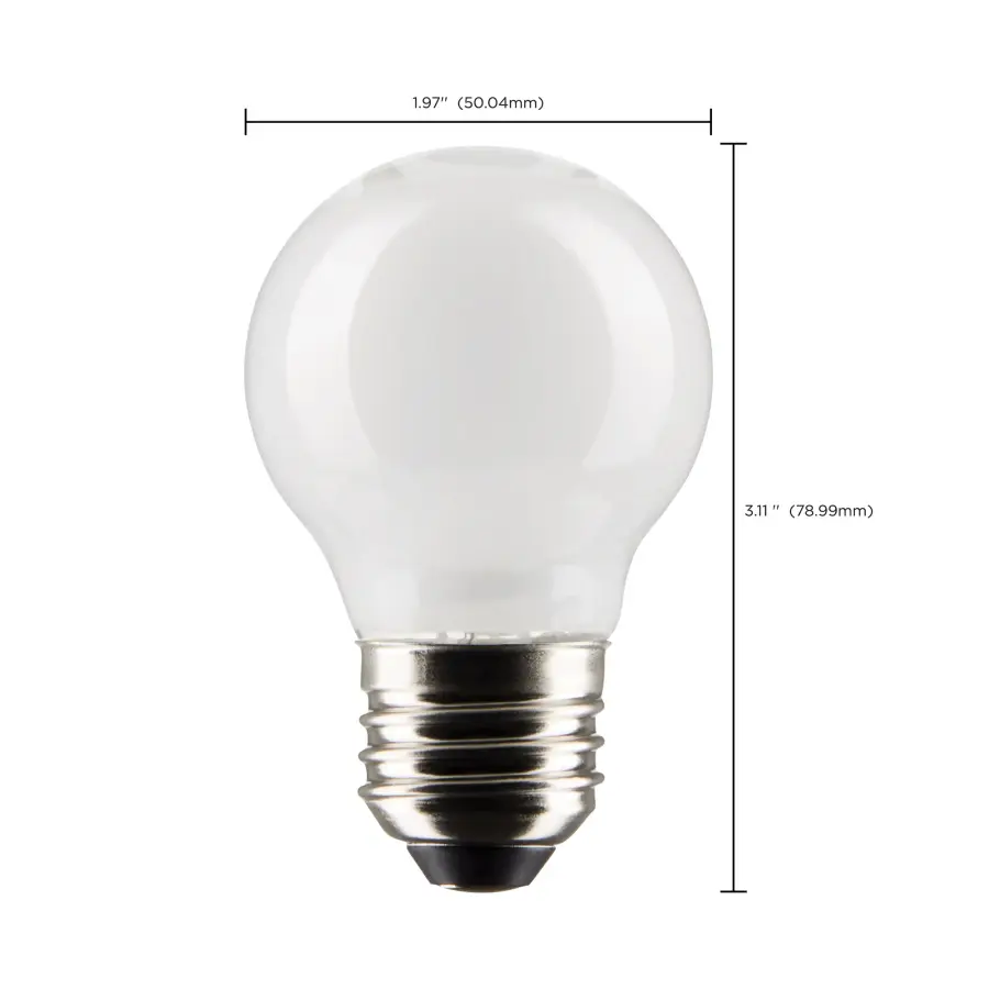 4.5 Watt G16.5 LED Filament - White - Medium Base - 5000K - 120 Volt - 2-Card - Image 7