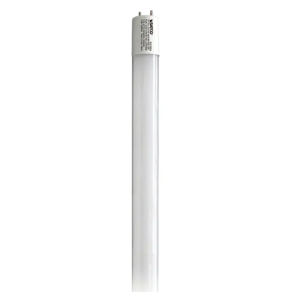 SATCO's Type B ballast bypass lamps, designed to replace T8 or T12 medium bi-pin fluorescent lamps are available in 2', 3', and 4' lengths. They are engineered for single or double-ended wiring options and will not light unless ballast is bypassed. Commercial venues, schools, hospitality, health care - any large scale lighting application - will benefit from immediate energy savings and less maintenance.