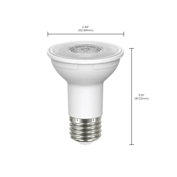 5.5 Watt PAR20 LED - 90 CRI - 4000K - 40 deg. Beam Angle - Medium base - 120 Volt - Image 8