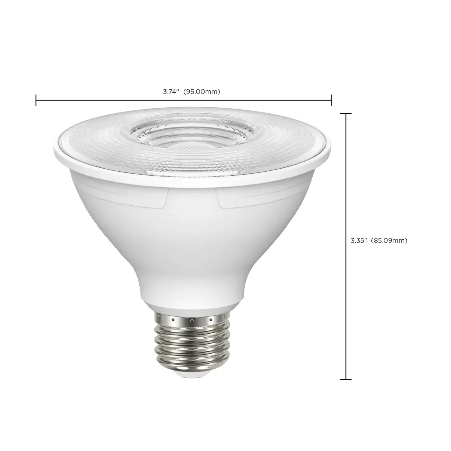8.5 Watt PAR30S LED - 90 CRI - 4000K - 40 deg. Beam Angle - Medium base - 120 Volt - Image 9