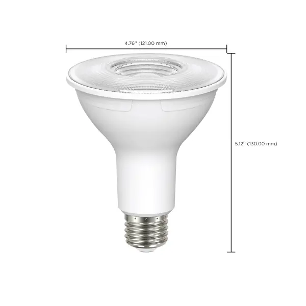 11.5 Watt PAR38 LED - 90 CRI - 3000K - 40 deg. Beam Angle - Medium base - 120 Volt - Pack of 2 - Image 10