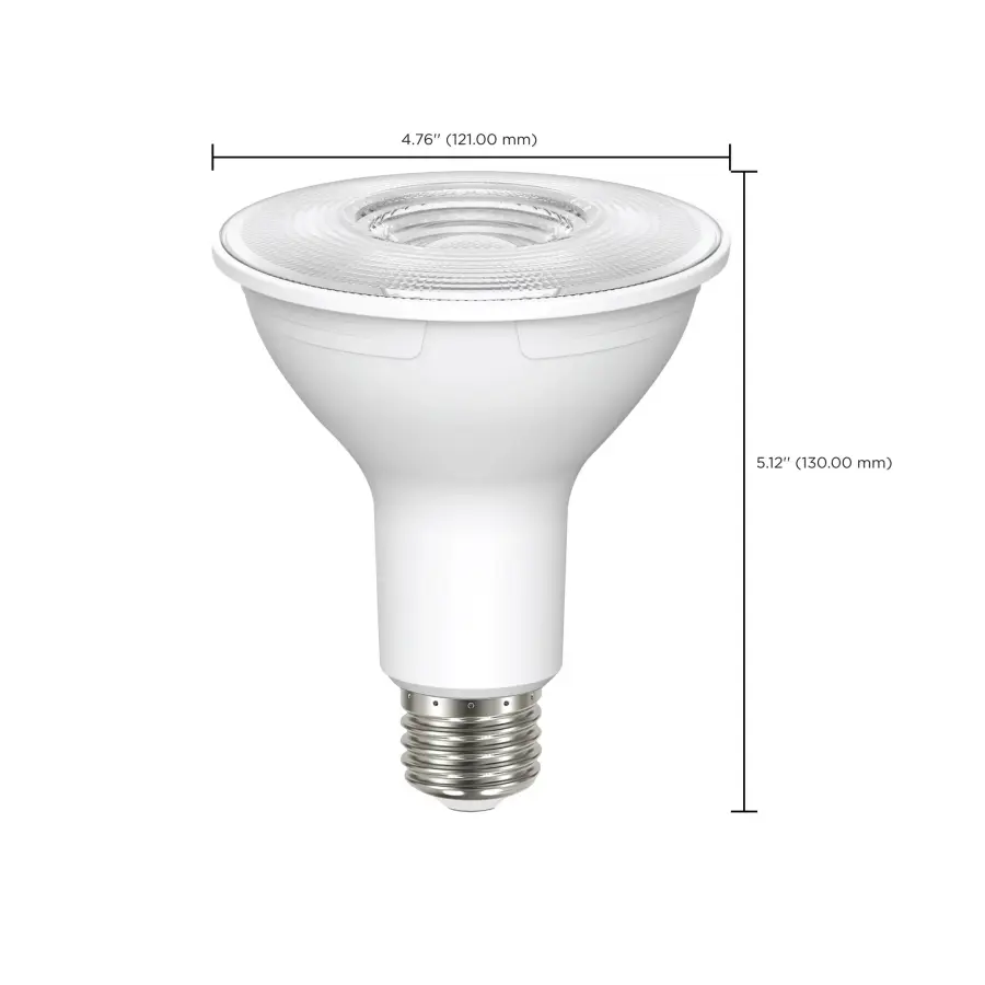 11.5 Watt PAR38 LED - 90 CRI - 3000K - 40 deg. Beam Angle - Medium base - 120 Volt - Pack of 2 - Image 10
