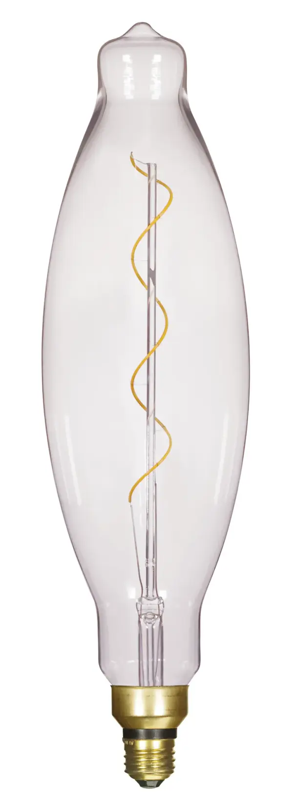 4 Watt BT38 LED vintage style Filament - Clear - 25000 Average rated hours - Medium Base - 120 Volt - Image 1