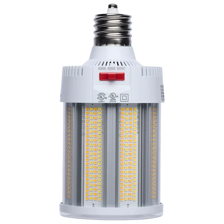 150/115/80 Watt - 30K/40K/50K CCT - Field Selectable LED - Corncob - Mogul Extended Base - 120-277 Ranged Voltage - 450 Watt HID Replacement - Image 2